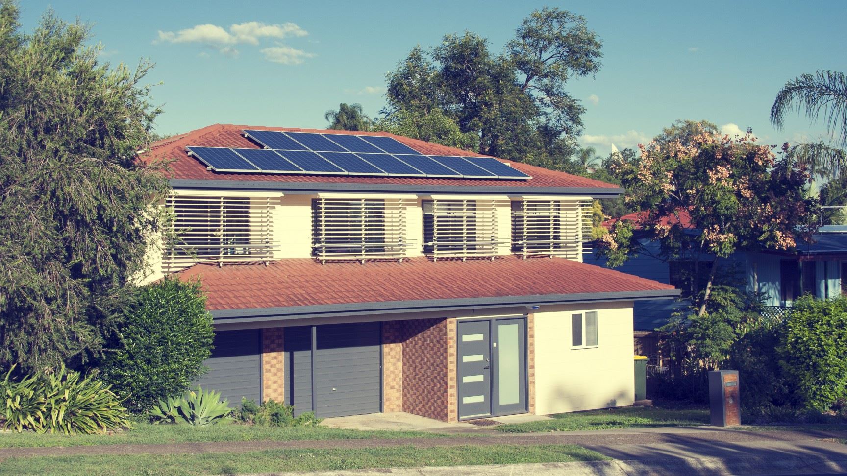 solar installed on house