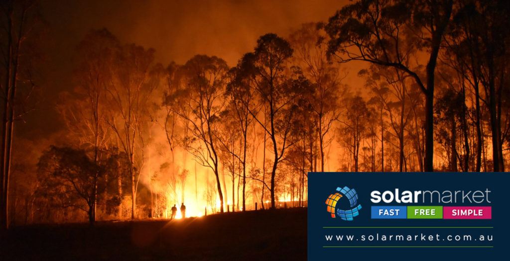 Australian bush fire season linking with climate change