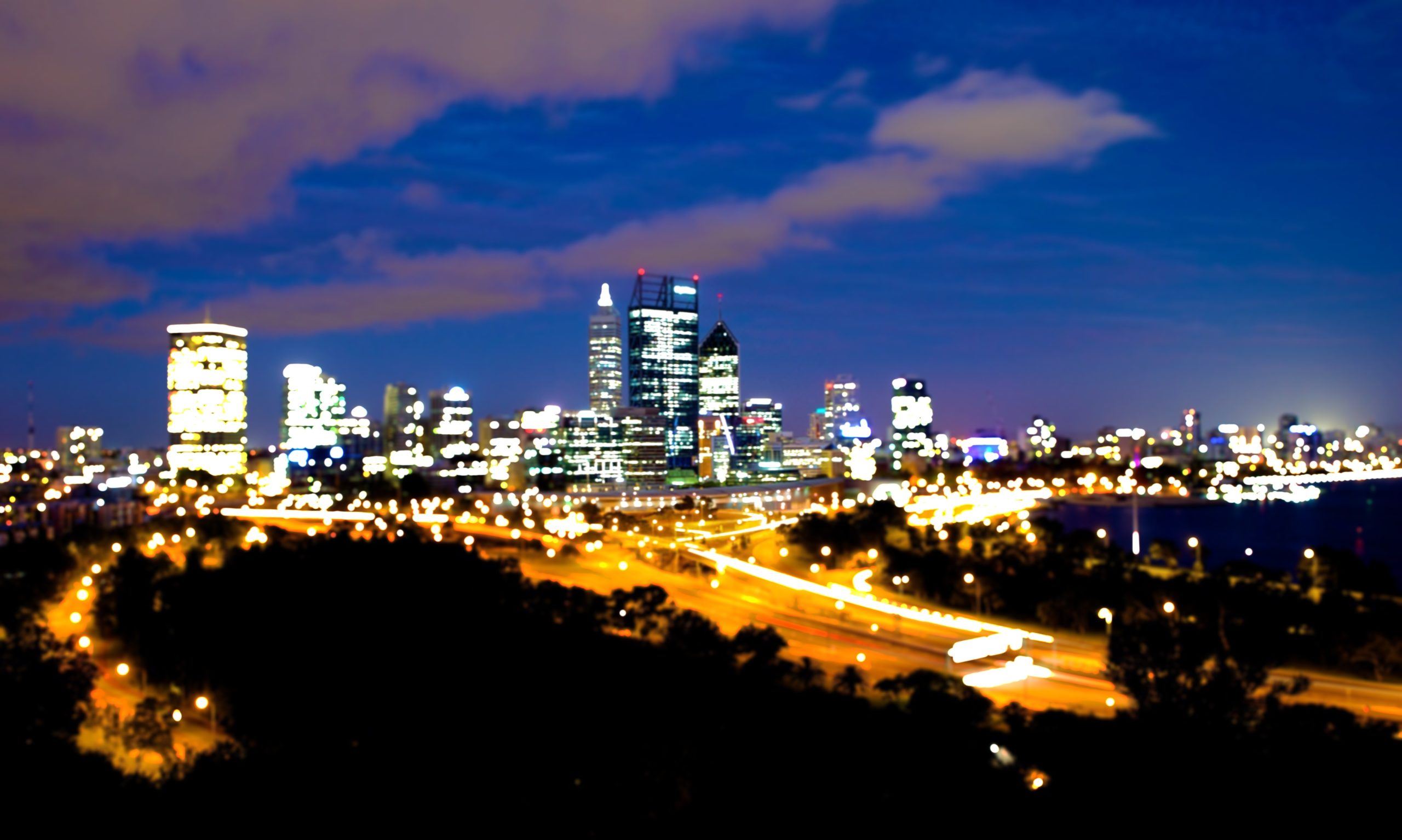 perth at night