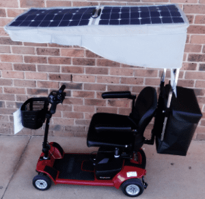 Solar Powered Mobility Scooter
