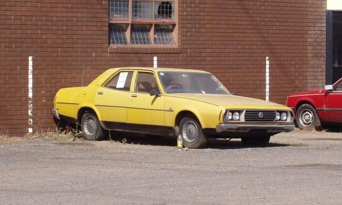 Lemon Yellow Car