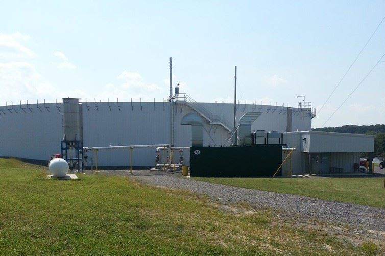 250kW containerised biogas turbine Pennsylvania