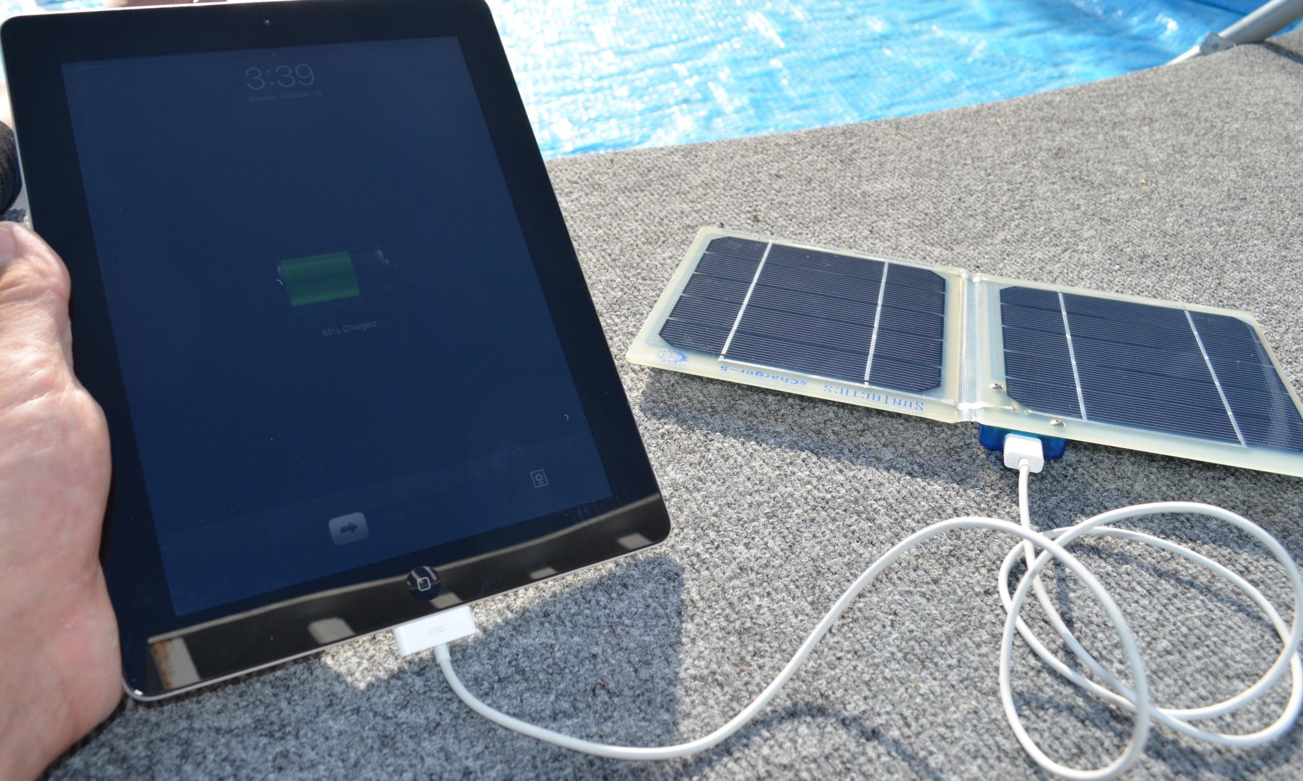 Solar Power Ipad Charger