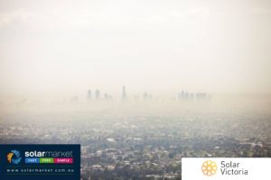 Melbourne in smog